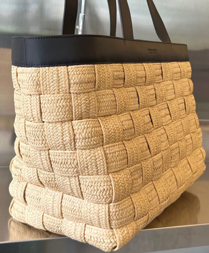 Bottega Veneta Cassette Tote Bag Apricot